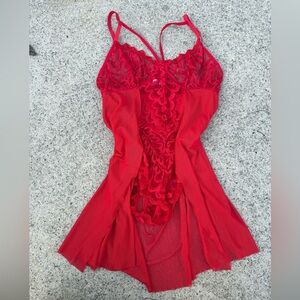 Brand new red lingerie
